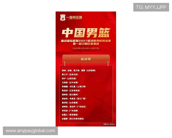 中国男篮公布世预赛名单 延续亚洲杯主力阵容增强实力